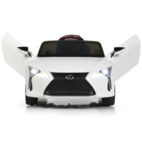 Kids Ride Lexus LC500 Licensed Remote Control Electric Vehicle-White - Image 2