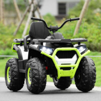 12 V Kids Electric 4-Wheeler ATV Quad with MP3 and LED Lights-White - Image 2