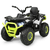 12 V Kids Electric 4-Wheeler ATV Quad with MP3 and LED Lights-White - Image 5