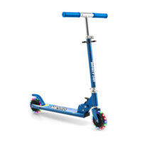 Folding Kick Scooter with 3 Adjustable Heights for Kids-Blue - Image 5