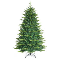 Pre-lit Artificial Hinged Christmas Tree with APP Controlled LED Lights-6 ft - Image 3